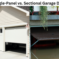 Single-Panel vs. Sectional Garage Door_thumbnail Porte de garage à panneau unique ou porte de garage sectionnelle